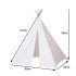 Baby-Portable-Wigwam-Canva-Triangle-Tipi-Folding-Indoor-Children-Tent-Teepee-Original-Triangle-Indian-Kid-Tent