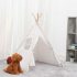Baby-Portable-Wigwam-Canva-Triangle-Tipi-Folding-Indoor-Children-Tent-Teepee-Original-Triangle-Indian-Kid-Tent
